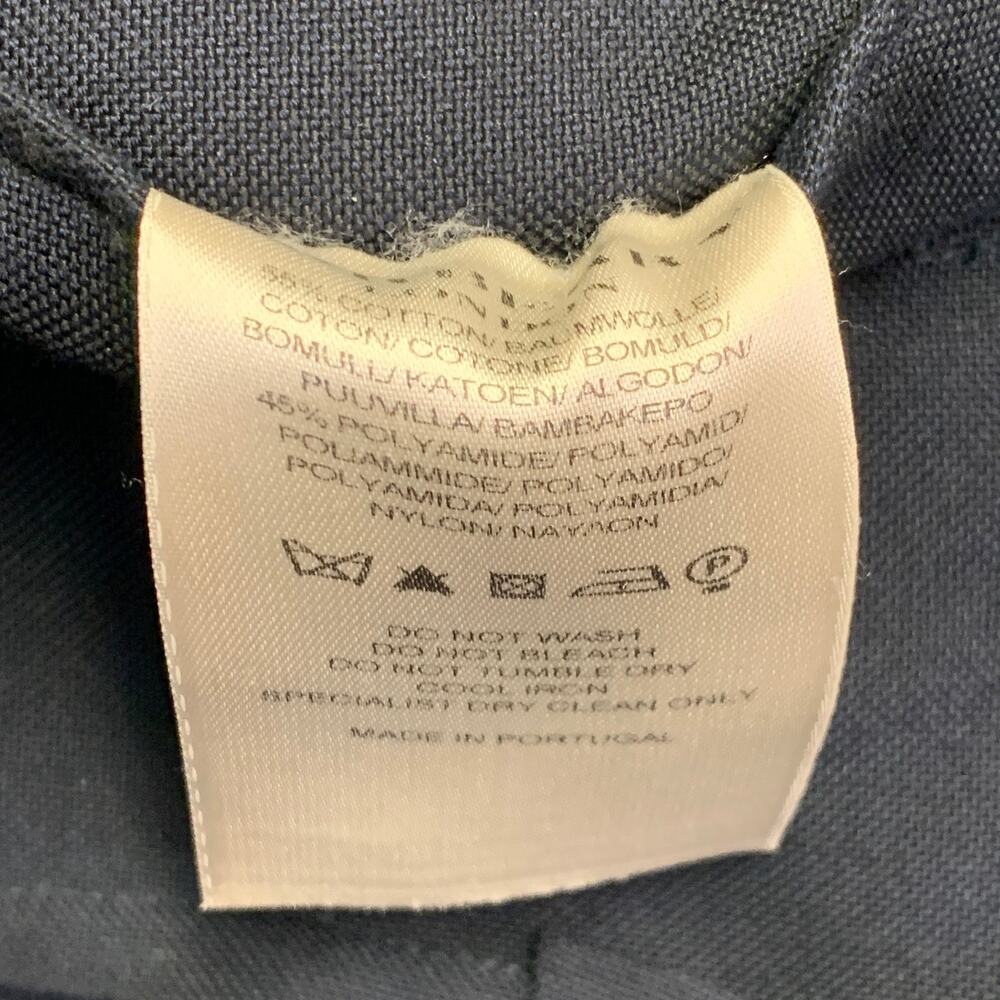 BURBERRY LONDON Size 42 Navy Cotton Blend Notch Lapel Sport Coat - Picture 13 of 13